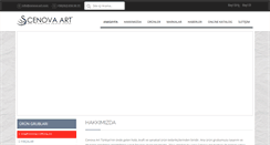 Desktop Screenshot of cenova-art.com