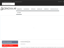Tablet Screenshot of cenova-art.com